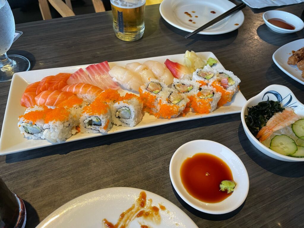 Shiki Sushiの食べ放題メニュー、お寿司①